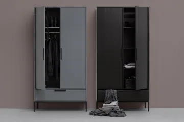Swichor Garderobe - Svart - Oppbevaring - Klesoppbevaring - Garderober & garderobesystem - Garderobeskap & klesskap