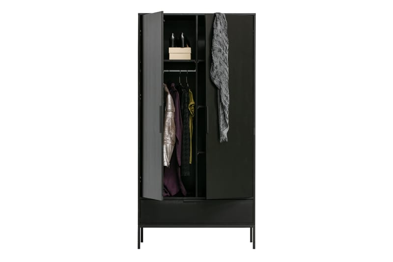 Swichor Garderobe - Svart - Oppbevaring - Klesoppbevaring - Garderober & garderobesystem - Garderobeskap & klesskap