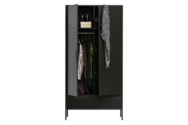 Swichor Garderobe - Svart - Oppbevaring - Klesoppbevaring - Garderober & garderobesystem - Garderobeskap & klesskap