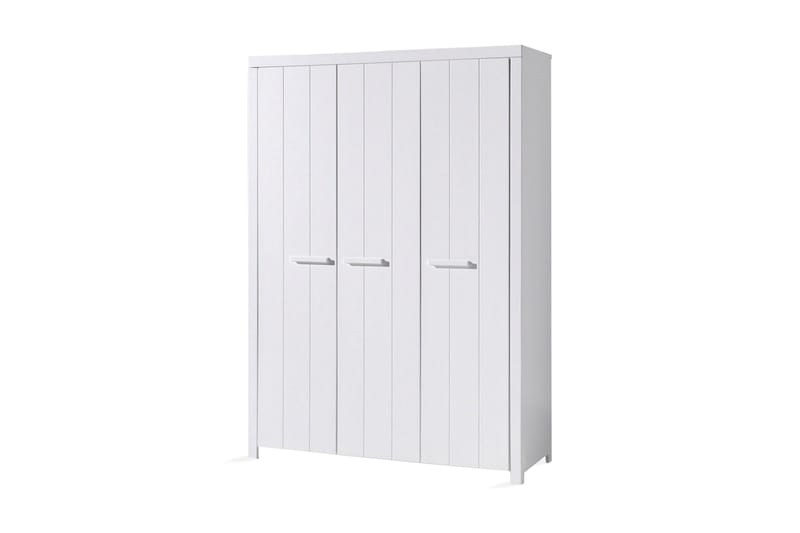 Vandeveer Garderobe 3 Dører, Hvit