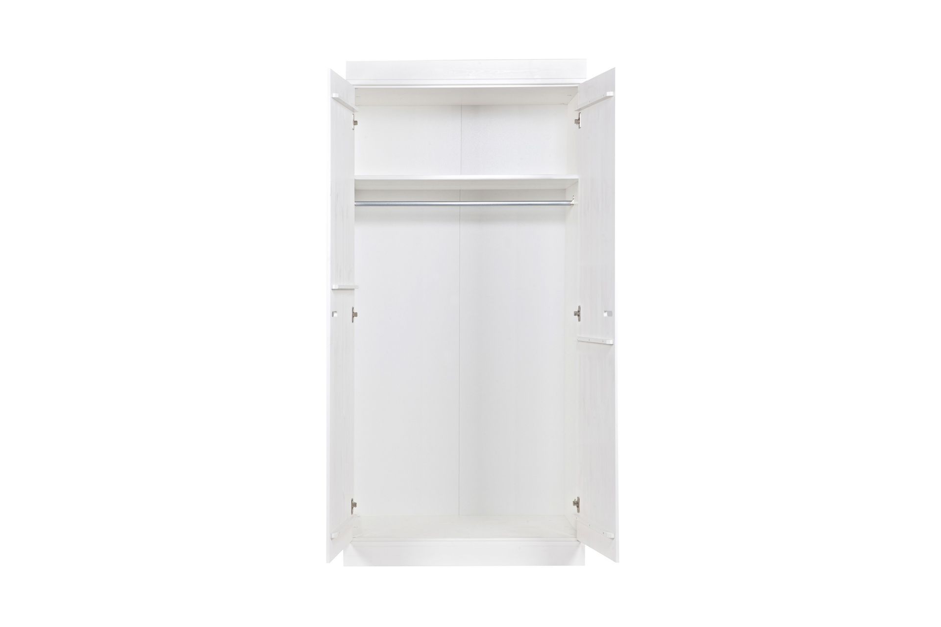 Varius Garderobe 94 cm 2 Dører - Hvit Furu - Oppbevaring - Klesoppbevaring - Garderober & garderobesystem - Garderobeskap & klesskap