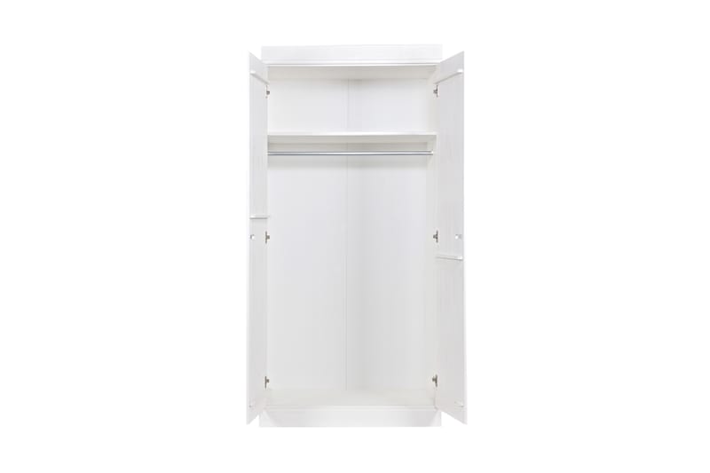Varius Garderobe 94 cm 2 Dører - Hvit Furu - Oppbevaring - Klesoppbevaring - Garderober & garderobesystem - Garderobeskap & klesskap