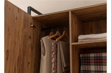 Witonia Garderobe 104x52 cm - Natur - Oppbevaring - Klesoppbevaring - Garderober & garderobesystem - Garderobeskap & klesskap