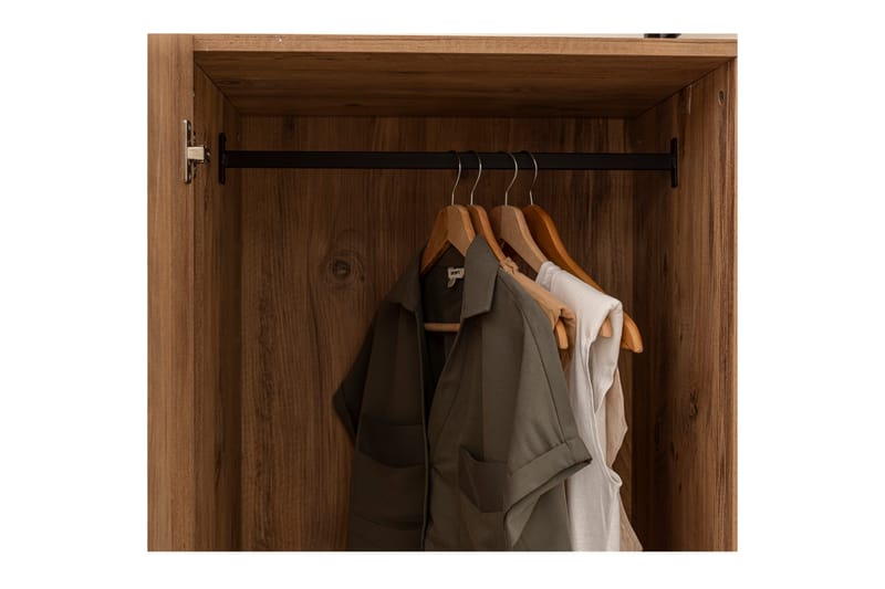 Witonia Garderobe 64x52 cm - Natur - Oppbevaring - Klesoppbevaring - Garderober & garderobesystem - Garderobeskap & klesskap