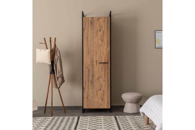 Witonia Garderobe 64x52 cm - Natur - Oppbevaring - Klesoppbevaring - Garderober & garderobesystem - Garderobeskap & klesskap