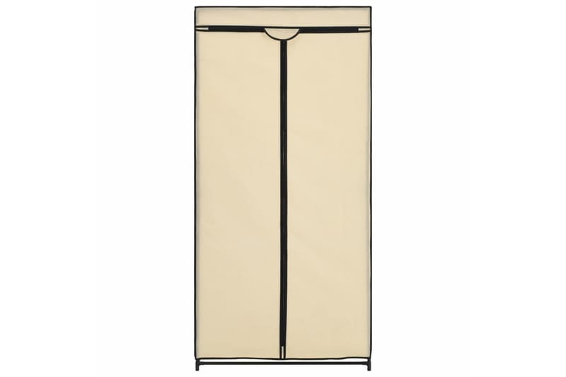 Garderobeskap krem 75x50x160 cm - Oppbevaring - Klesoppbevaring - Garderober & garderobesystem