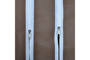 Garderobeskap med rom og stenger 45x150x176 cm brun stoff - Oppbevaring - Klesoppbevaring - Garderober & garderobesystem