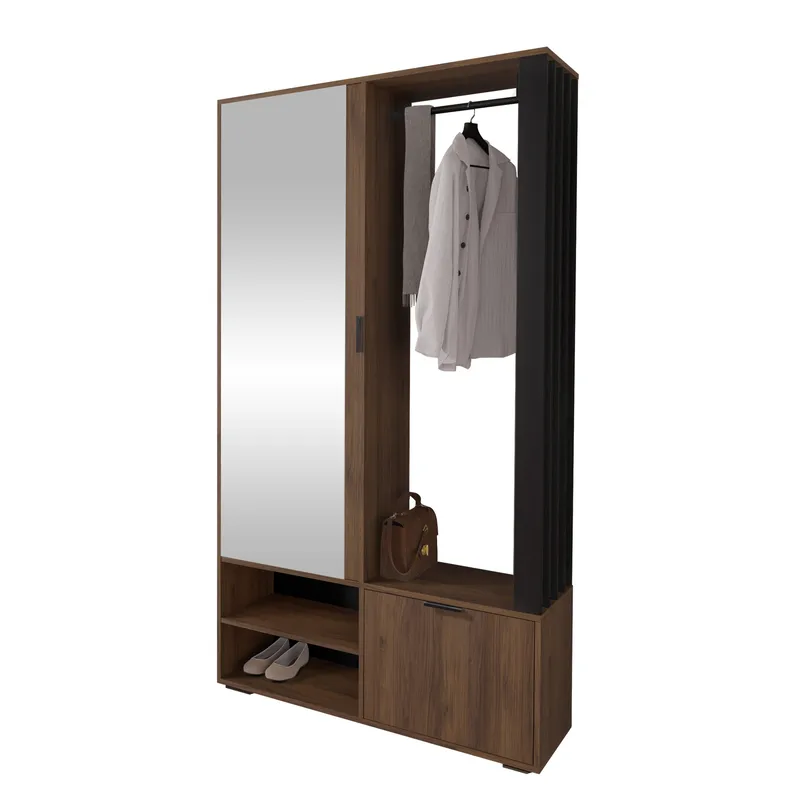 garderobeskap NO_BRAND Garderobe MILO brun, undefined