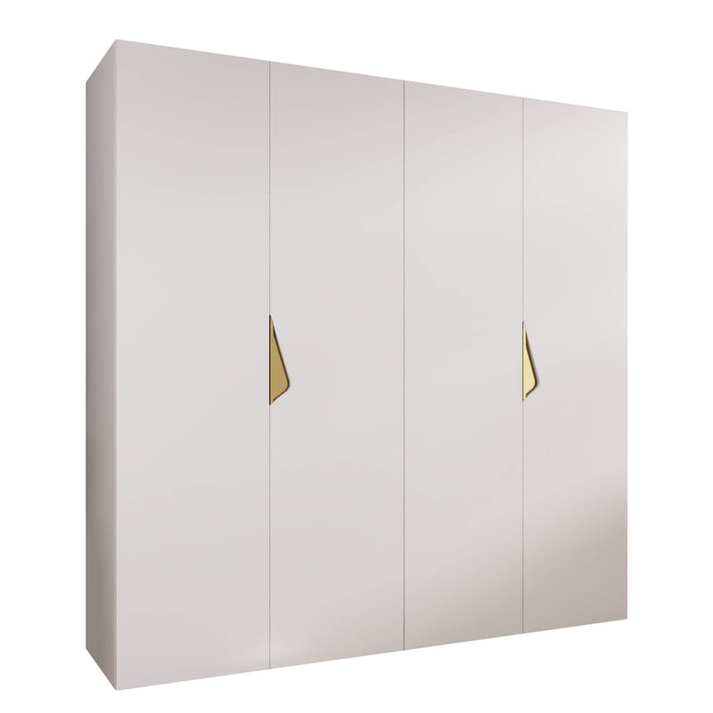 garderobeskap NO_BRAND Garderobeskap SANDI 1 200 hvit Gull, undefined
