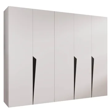 garderobeskap NO_BRAND Garderobeskap PIANO 1 250 hvit Svart