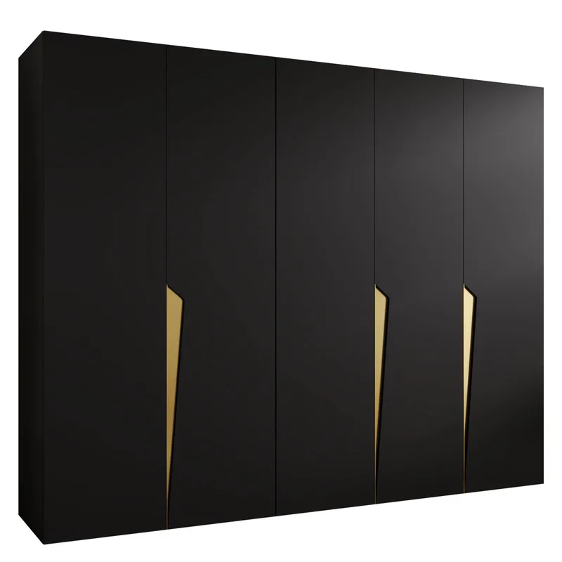 garderobeskap NO_BRAND Garderobeskap PIANO 1 250 svart Gull, undefined