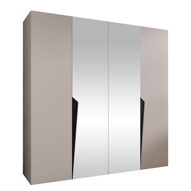 garderobeskap NO_BRAND Garderobeskap PIANO 2 200 cashmere Svart, undefined
