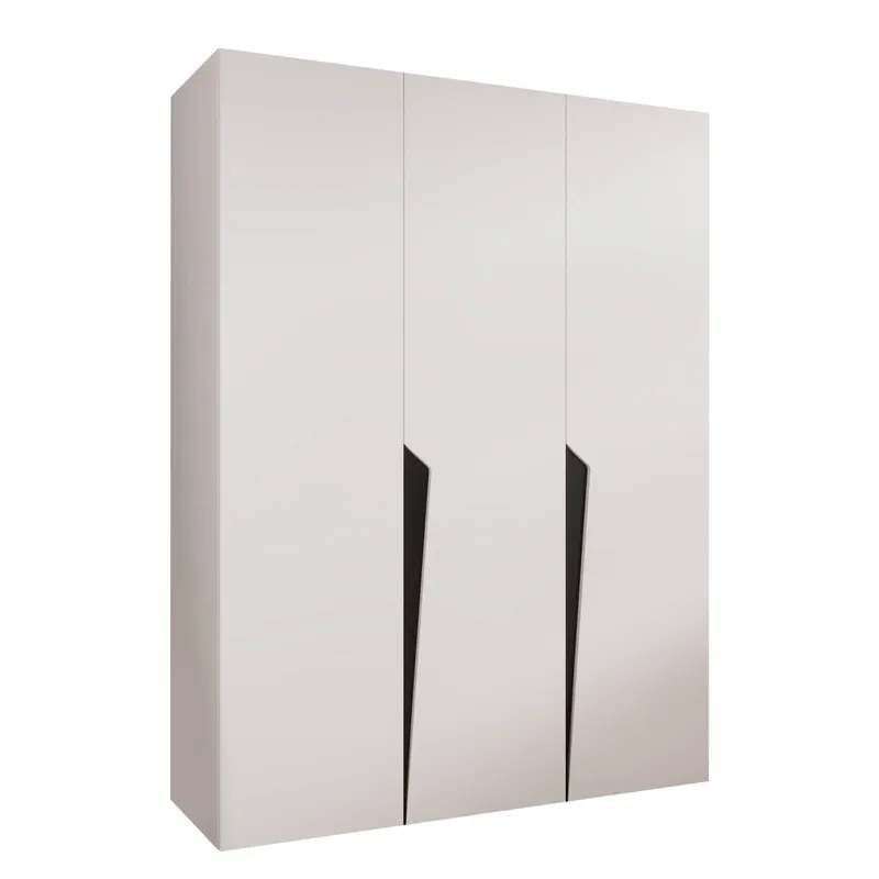 garderobeskap NO_BRAND Garderobeskap PIANO 1 150 hvit Svart, undefined