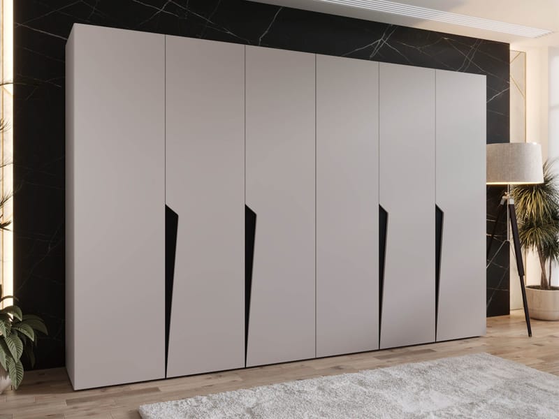garderobeskap NO_BRAND Garderobeskap PIANO 1 300 cashmere Svart - Oppbevaring - Klesoppbevaring - Garderober & garderobesystem