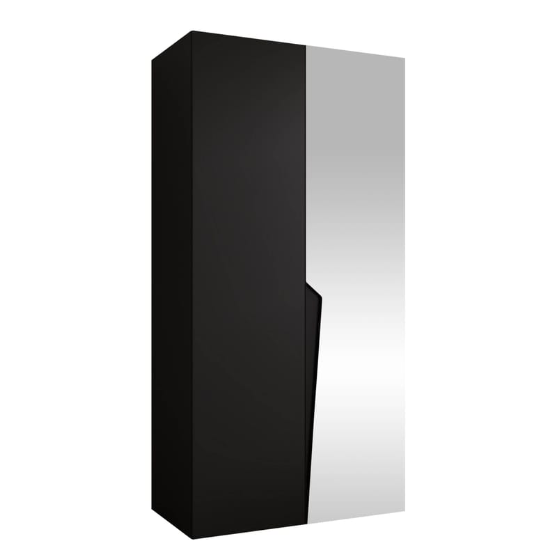 garderobeskap NO_BRAND Garderobeskap PIANO 2 100 svart Svart - Oppbevaring - Klesoppbevaring - Garderober & garderobesystem
