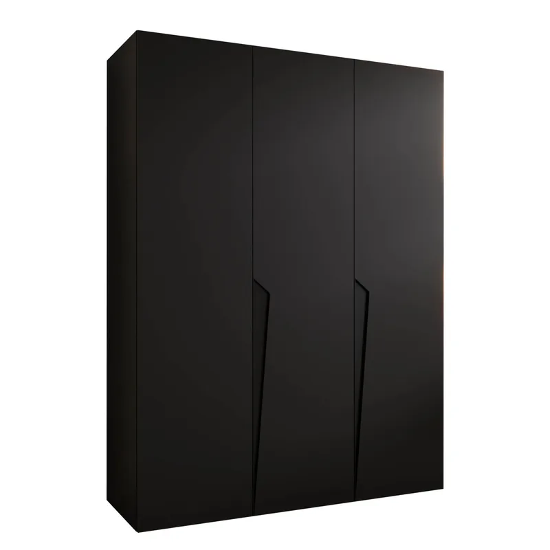 garderobeskap NO_BRAND Garderobeskap PIANO 1 150 svart Svart - Oppbevaring - Klesoppbevaring - Garderober & garderobesystem - Garderobeskap & klesskap