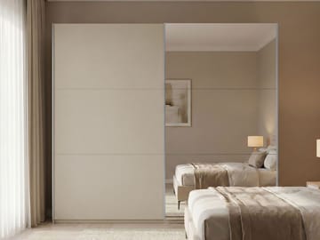 garderobeskap Rodos - Beige - Oppbevaring - Klesoppbevaring - Garderober & garderobesystem