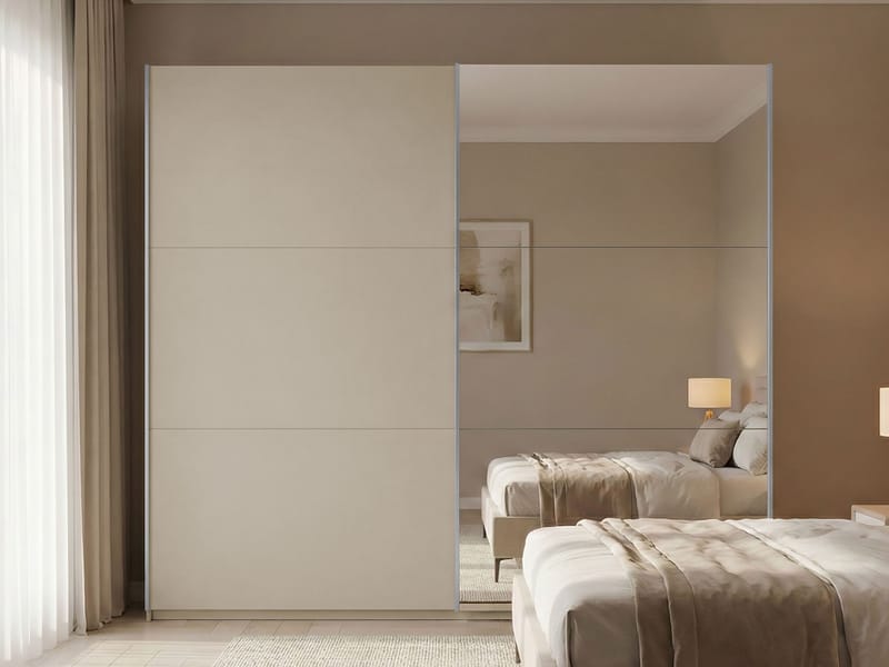 garderobeskap Rodos - Beige - Oppbevaring - Klesoppbevaring - Garderober & garderobesystem