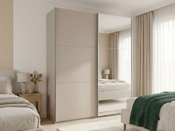 garderobeskap Rodos - Beige - Oppbevaring - Klesoppbevaring - Garderober & garderobesystem