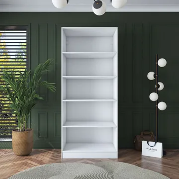 Garderobeskap Wallxpert Dara BA160 (90 x 210 x 57,5 cm) Hvit - Hvit - Oppbevaring - Klesoppbevaring - Garderober & garderobesystem - Garderobeskap & klesskap