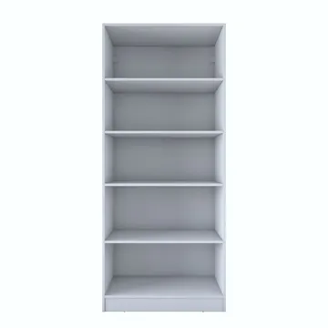 Garderobeskap Wallxpert Dara BA202 (90 x 210 x 57,5 cm) Hvit - Hvit - Oppbevaring - Klesoppbevaring - Garderober & garderobesystem - Garderobeskap & klesskap