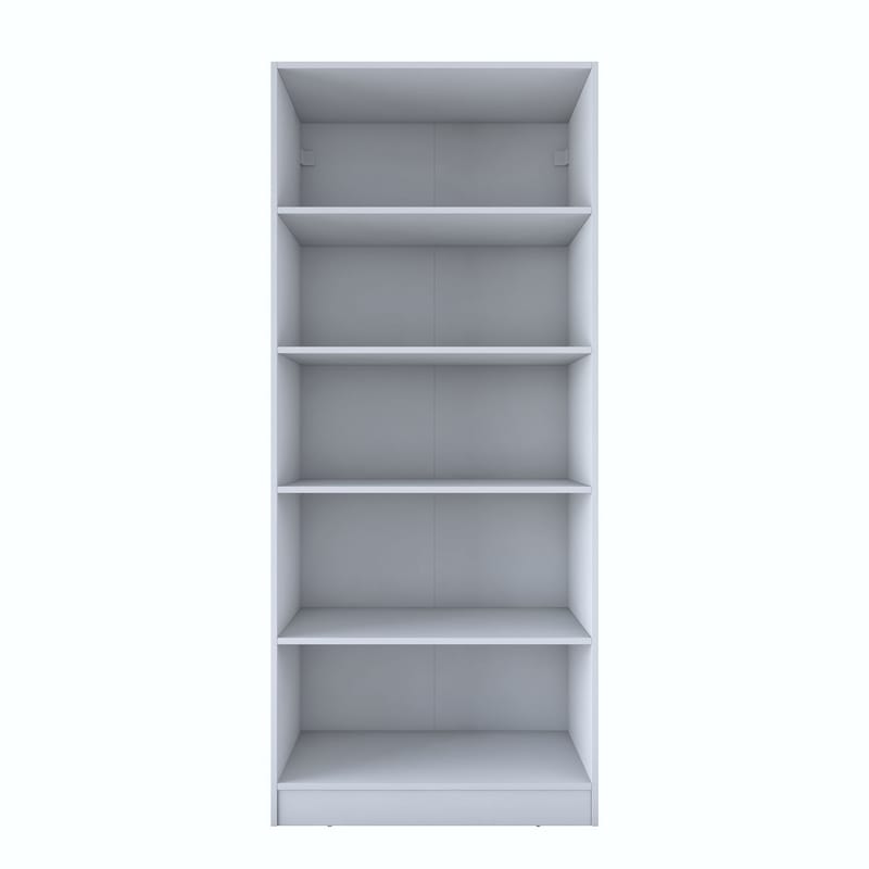 Garderobeskap Wallxpert Dara BA202 (90 x 210 x 57,5 cm) Hvit - Hvit - Oppbevaring - Klesoppbevaring - Garderober & garderobesystem - Garderobeskap & klesskap