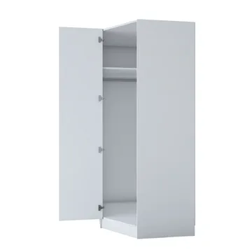 Garderobeskap Wallxpert Gala Shelf BA183 (91 x 210 x 57,5 cm) hvit - Hvit - Oppbevaring - Klesoppbevaring - Garderober & garderobesystem - Garderobeskap & klesskap