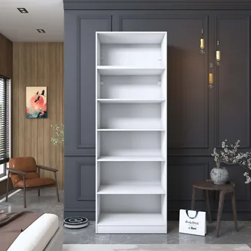 Garderobeskap Wallxpert Hyla v3 (90 x 255 x 57,5 cm) Hvit - Hvit - Oppbevaring - Klesoppbevaring - Garderober & garderobesystem - Garderobeskap & klesskap