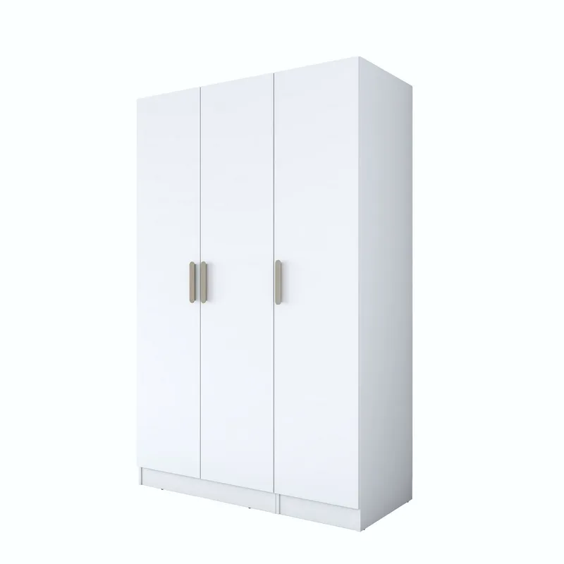 Garderobeskap Wallxpert Kira Shelf (135 x 210 x 57,5 cm) hvit, Hvit