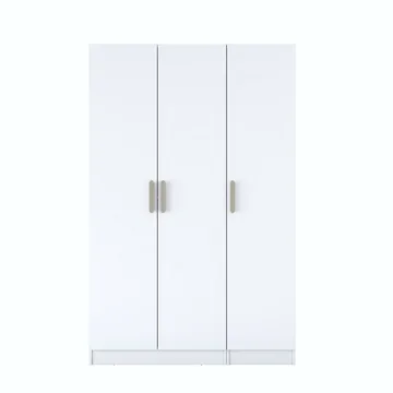 Garderobeskap Wallxpert Kira Shelf (135 x 210 x 57,5 cm) hvit - Hvit - Oppbevaring - Klesoppbevaring - Garderober & garderobesystem - Garderobeskap & klesskap