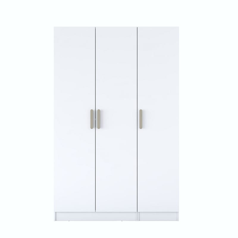 Garderobeskap Wallxpert Kira Shelf (135 x 210 x 57,5 cm) hvit - Hvit - Oppbevaring - Klesoppbevaring - Garderober & garderobesystem - Garderobeskap & klesskap