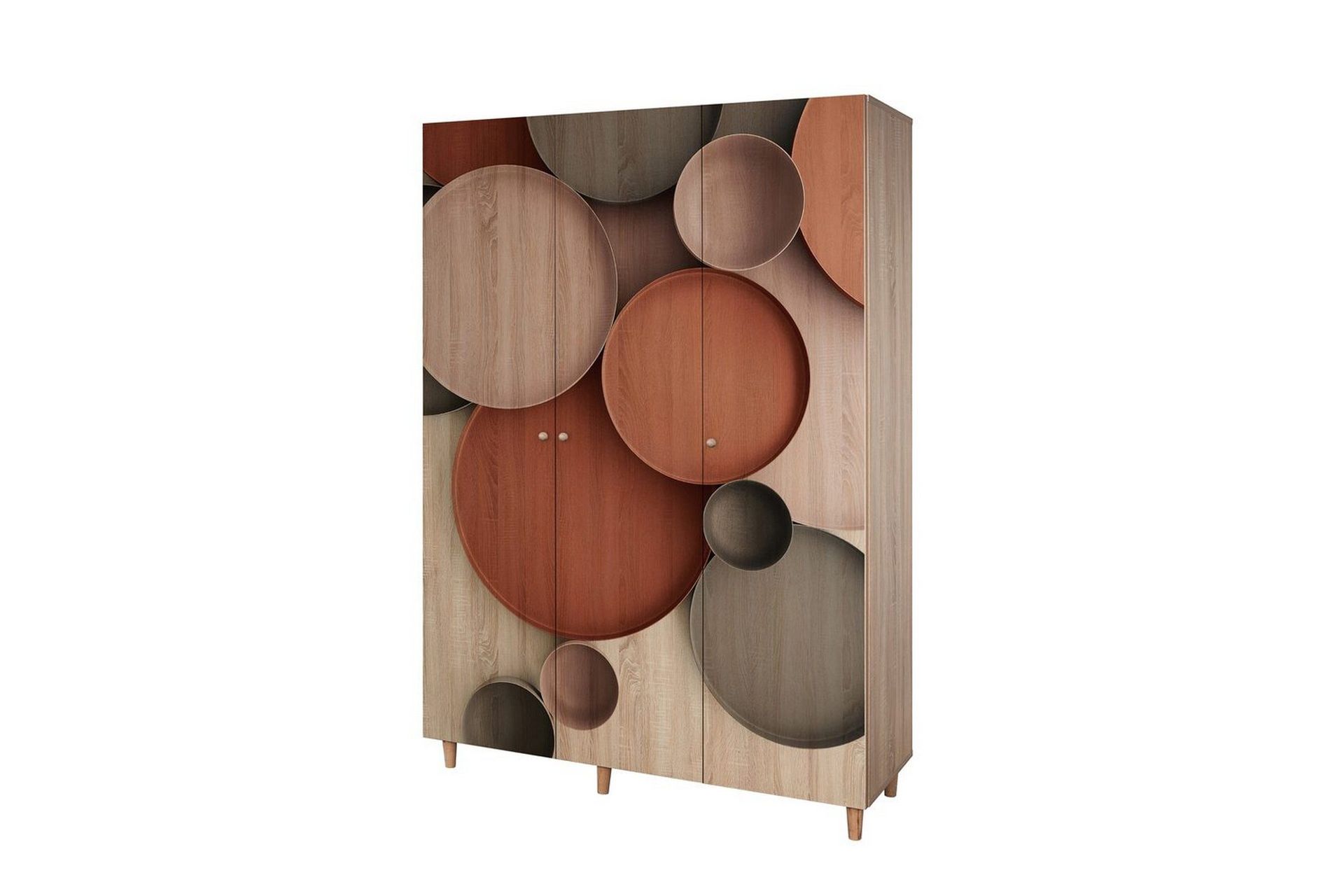 Gladfield Garderobe 135x192 cm - Natur