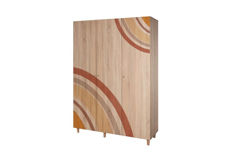 Gladfield Garderobesskåp 135x192 cm - Oppbevaring - Klesoppbevaring - Garderober & garderobesystem - Garderobeskap & klesskap