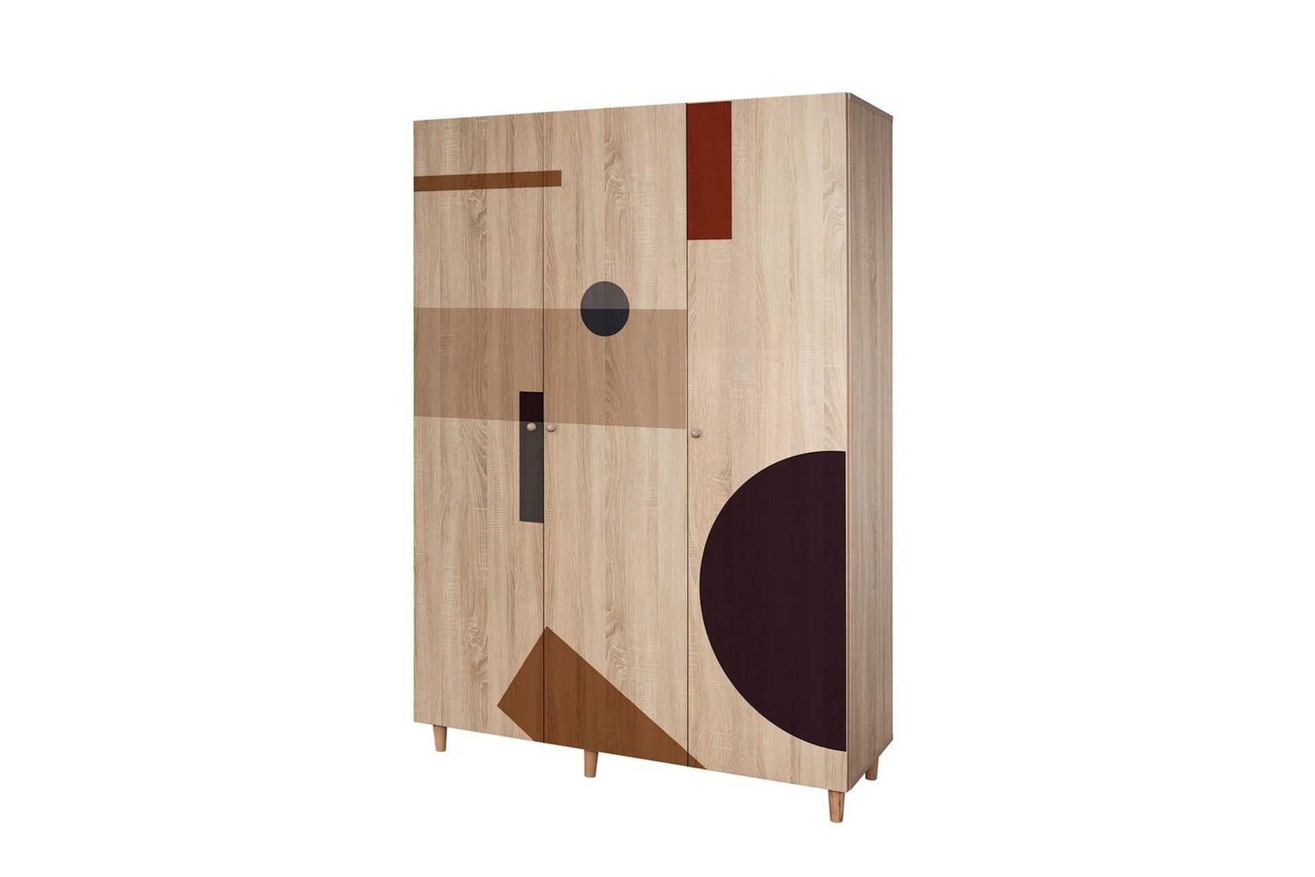 Gladfield Garderobesskåp 135x192 cm -