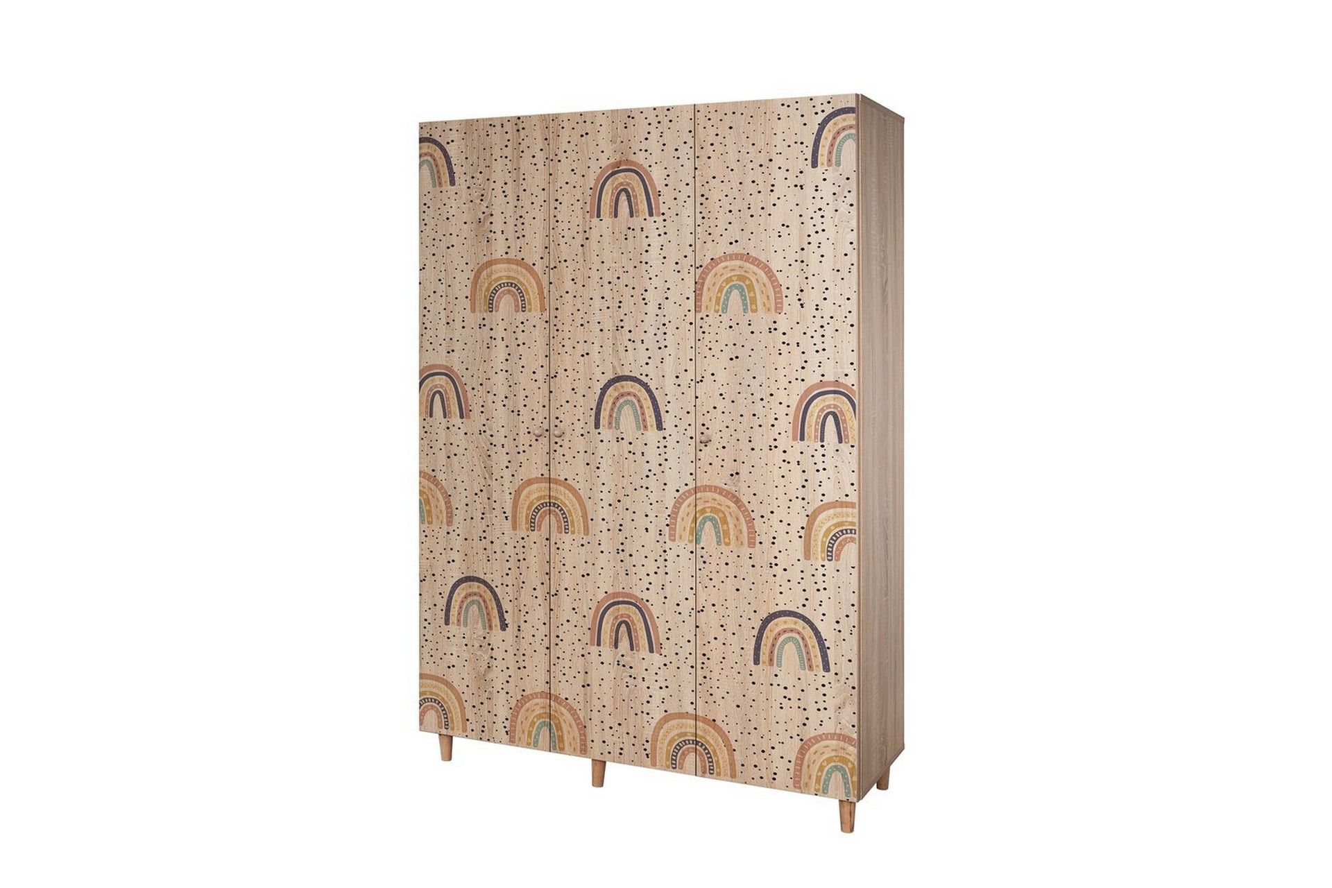 Gladfield Garderobesskåp 135x192 cm -