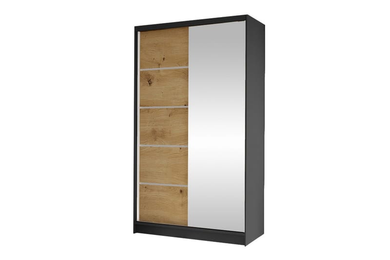 Glenmore Garderob m. Spegel Black, undefined