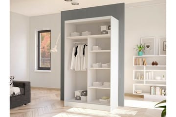 Glenmore Garderob m. Spegel White - Oppbevaring - Klesoppbevaring - Garderober & garderobesystem