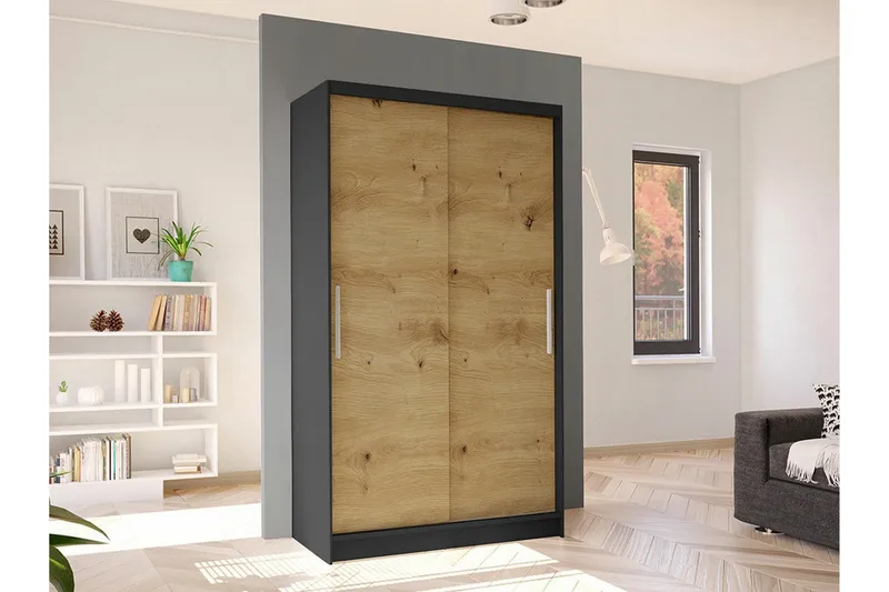 Glenmore Garderob NO_BRAND Black - Oppbevaring - Klesoppbevaring - Garderober & garderobesystem