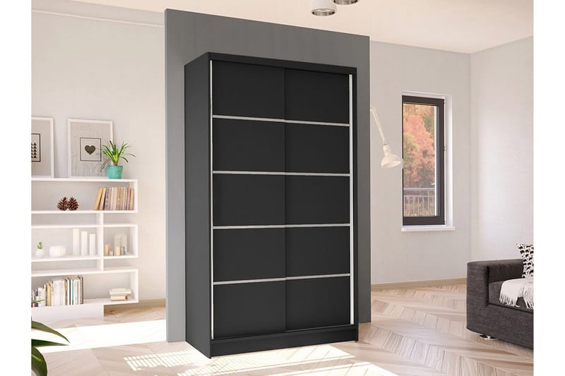 Glenmore Garderob NO_BRAND Black - Oppbevaring - Klesoppbevaring - Garderober & garderobesystem