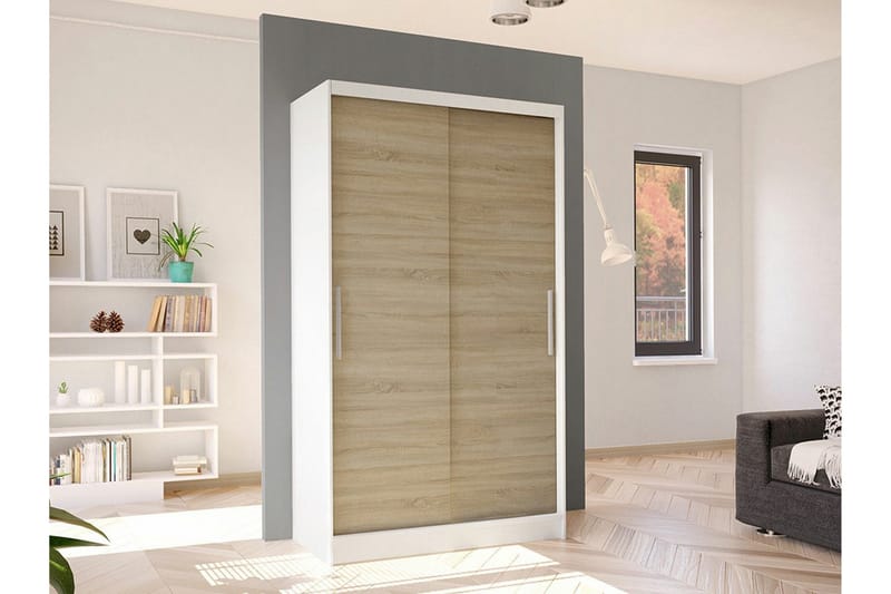 Glenmore Garderob NO_BRAND White - Oppbevaring - Klesoppbevaring - Garderober & garderobesystem
