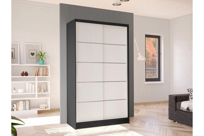 Glenmore Garderob NO_BRAND White - Oppbevaring - Klesoppbevaring - Garderober & garderobesystem