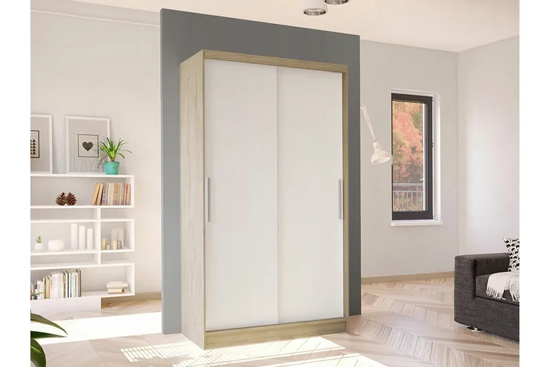 Glenmore Garderob White - Oppbevaring - Klesoppbevaring - Garderober & garderobesystem