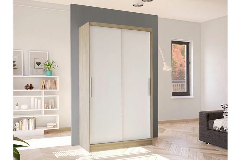 Glenmore Garderob White - Oppbevaring - Klesoppbevaring - Garderober & garderobesystem