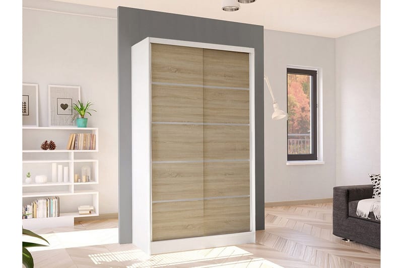 Glenmore Garderob White - Oppbevaring - Klesoppbevaring - Garderober & garderobesystem