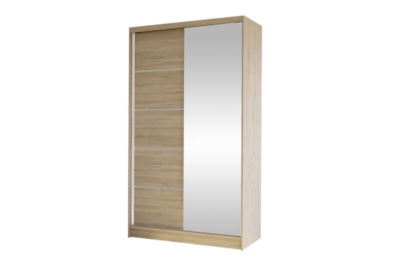 Glenmore Garderobe m. Speil - Brun - Oppbevaring - Klesoppbevaring - Garderober & garderobesystem