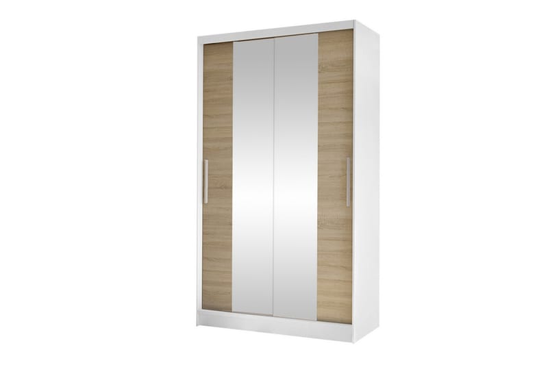 Glenmore Garderobe m. Speil - Hvid - Oppbevaring - Klesoppbevaring - Garderober & garderobesystem