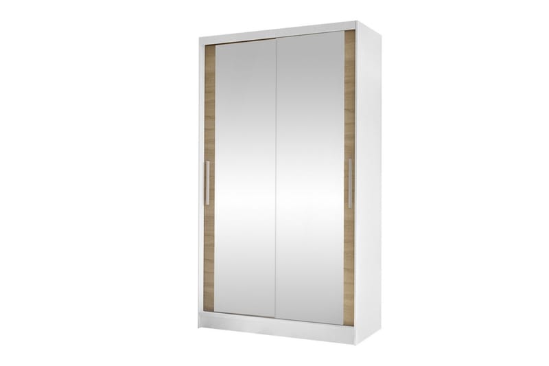 Glenmore Garderobe m. Speil - Hvid - Oppbevaring - Klesoppbevaring - Garderober & garderobesystem