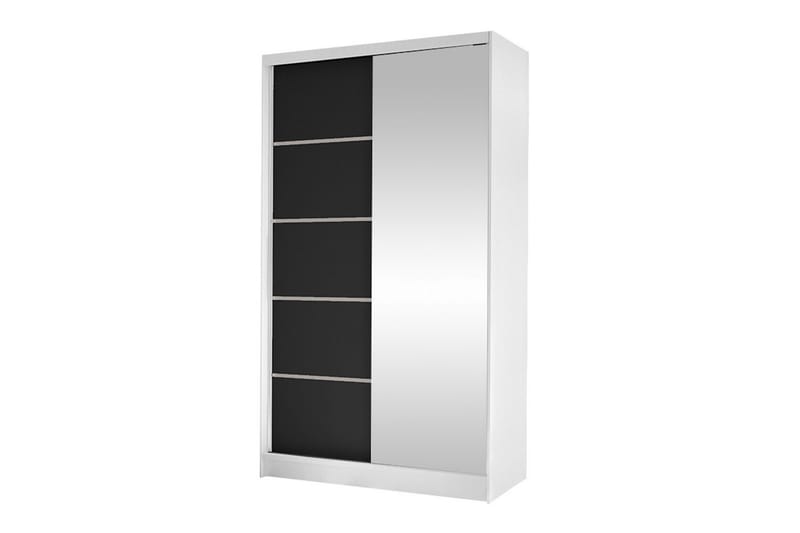 Glenmore Garderobe m. Speil - Hvid - Oppbevaring - Klesoppbevaring - Garderober & garderobesystem