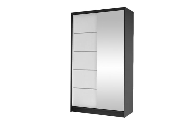 Glenmore Garderobe m. Speil - Hvid - Oppbevaring - Klesoppbevaring - Garderober & garderobesystem