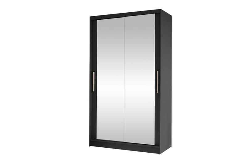 Glenmore Garderobe m. Speil - Svart - Oppbevaring - Klesoppbevaring - Garderober & garderobesystem
